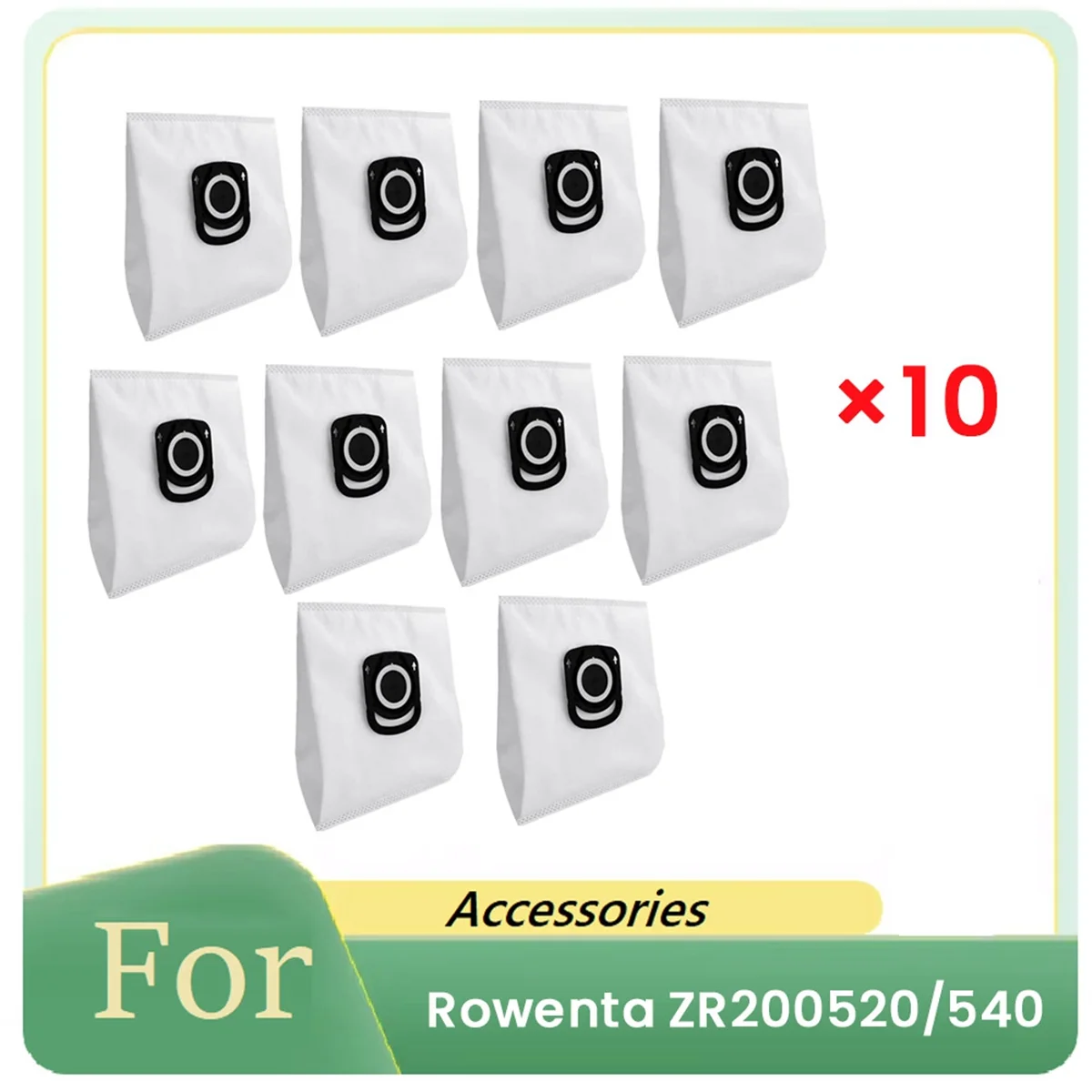 10 stuks stofzakken voor Rowenta ZR 200520 /540/740 Veegmachineaccessoires Vervanging van schonere onderdelenM14K