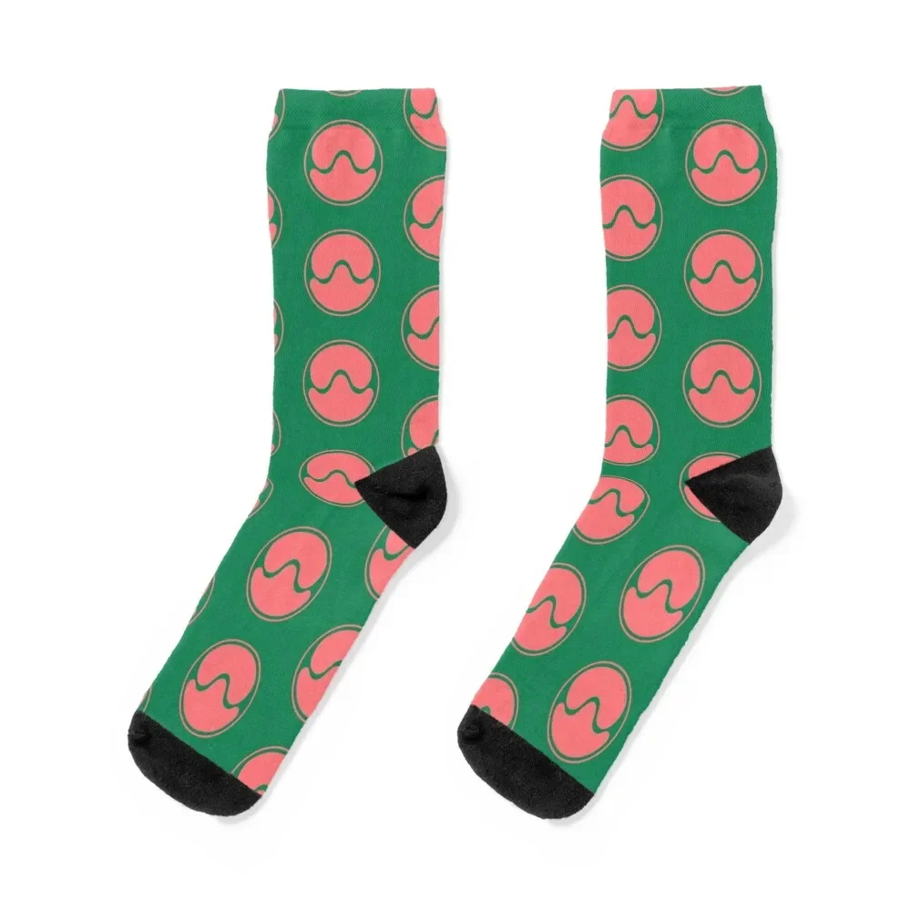 

Gaga Planet Chromatica logo (Pink/Green) Socks loose christmass gift Socks Ladies Men's