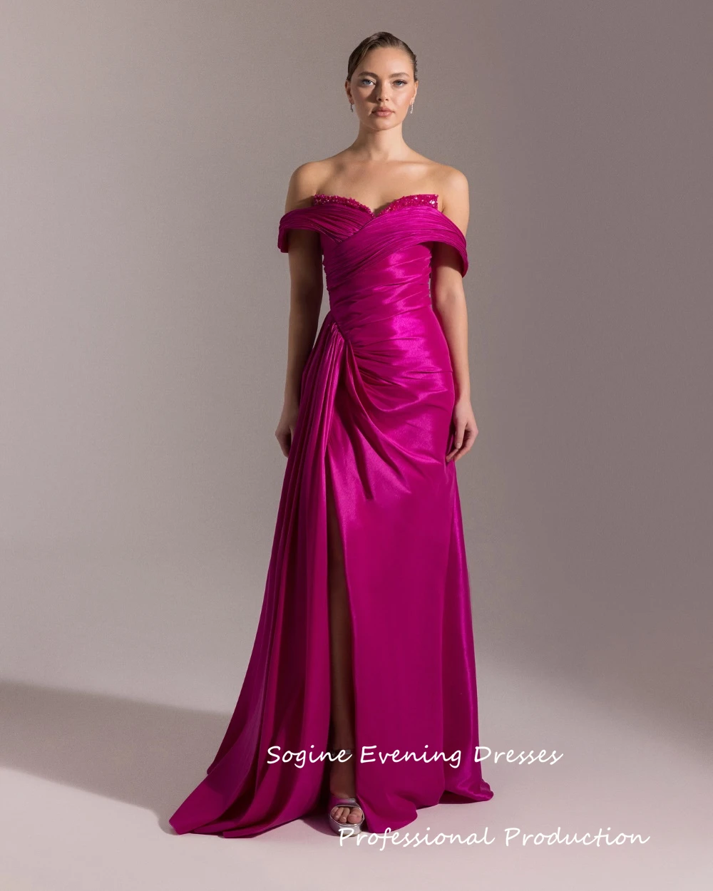 Satynowe sukienki koktajlowe z odkrytymi ramionami dla seksownych kobiet Koronkowa sukienka na studniówkę z rozcięciem Syrenka فساتين سهرات Długie niestandardowe