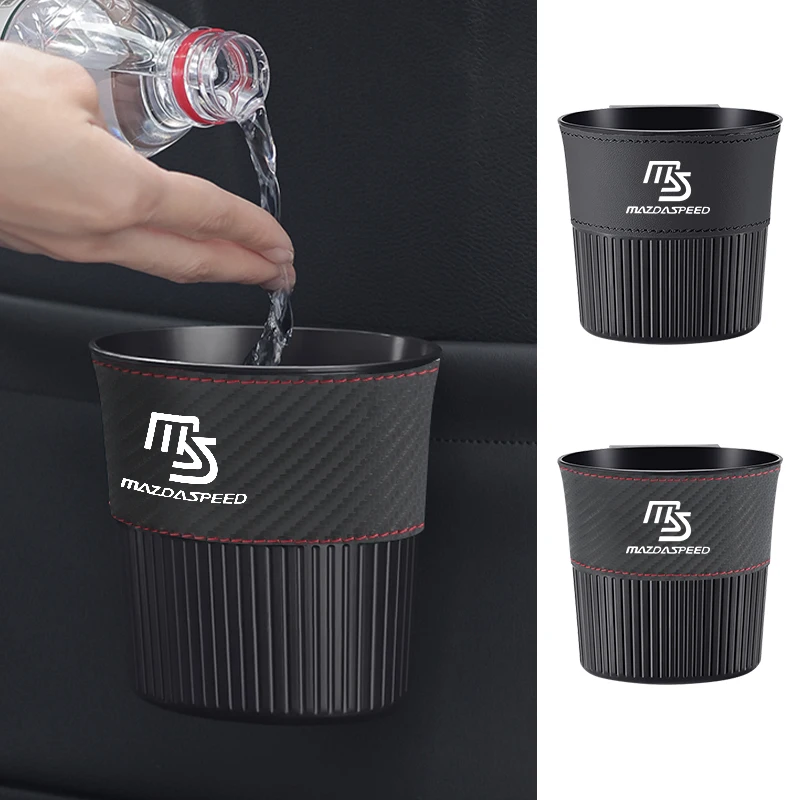 

Car Door Trash Can Seatback Cup Holder Tools Storage Box Interior For Mazda 6 3 5 2 CX5 CX7 323 Demio Axela Atenza CX9 MX3 MX
