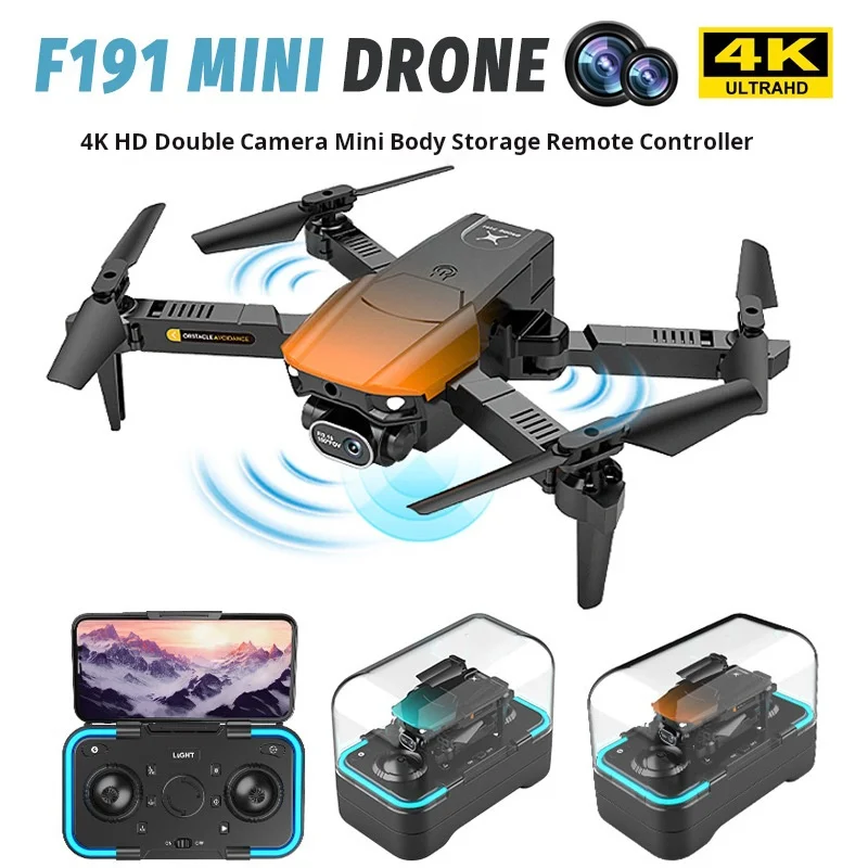 F191 Crossover Składany dron do unikania przeszkód Zdalnie pilotowany samolot Zintegrowany z Mini 4K Quadcopter o wysokim prześwicie Unma