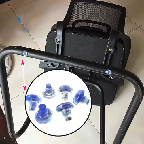 10/20pcs Round PVC Furniture Foot Nail Rubber Glide Nail Office Table Chair Leg Floor Protector Round Sliding Disc Noise Killer - Image 2