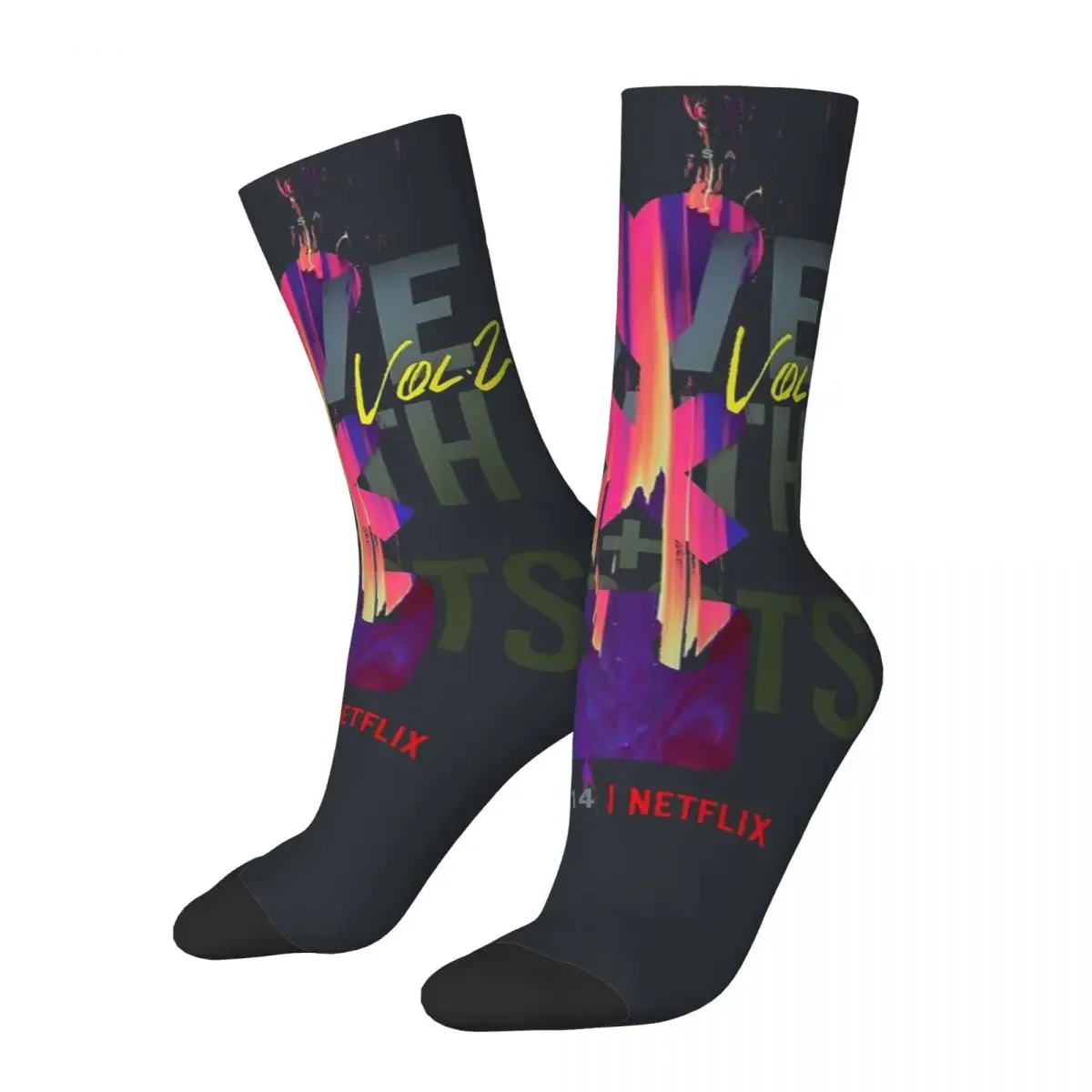 Love Death & Robots Vol.2 Graphic Men's Socks Harajuku Love, Death & Robots Hip Hop Novelty Casual Crew Sock official-website