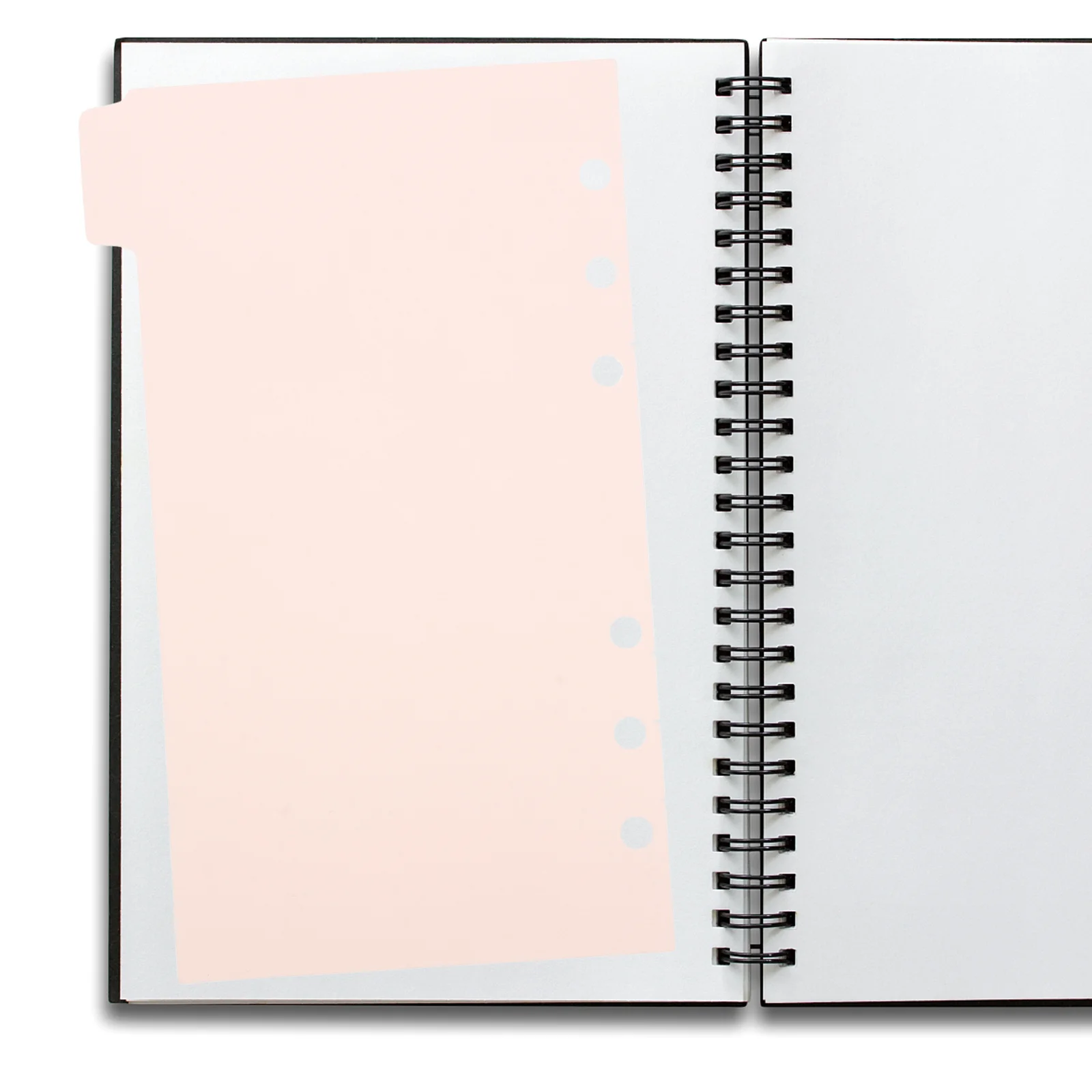 5 Pcs Dividers Tabs Notebook Separation Sheets 6 Folder Page Binder Tabs for Plastic Binder Dividers Planner