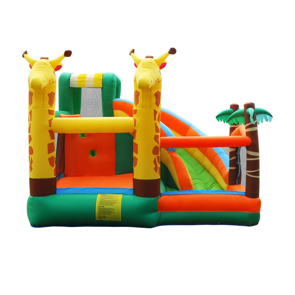 

Children's inflatable dinosaur jumping castle bouncing outdoor inflatable trampoline cartoon theme inflatable house combination