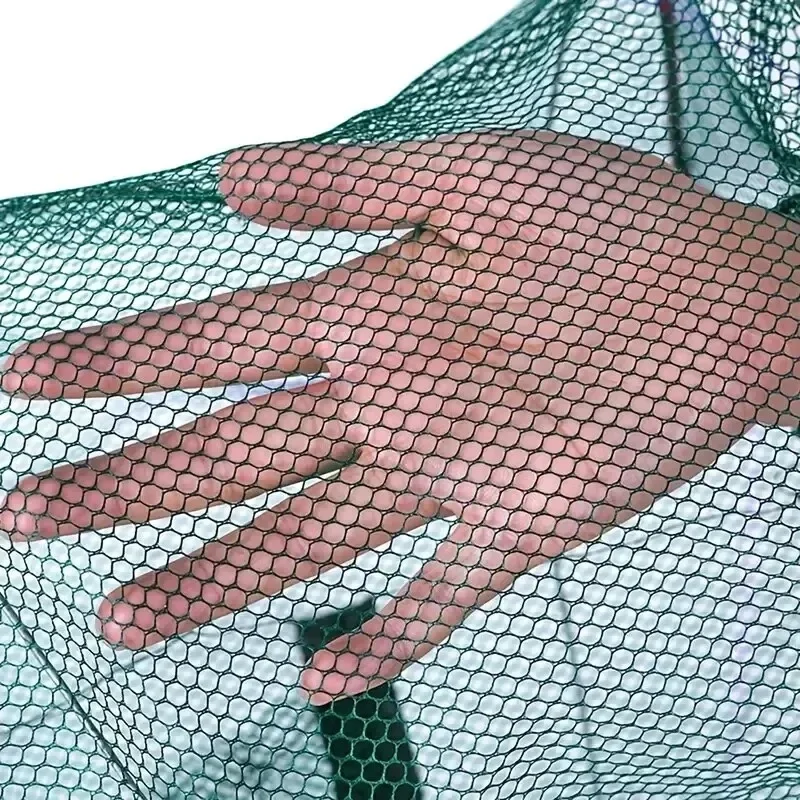 Fish Trap Net Fishing Gear Crab Prawn Shrimp Crayfish Lobster Crawdad Foldable