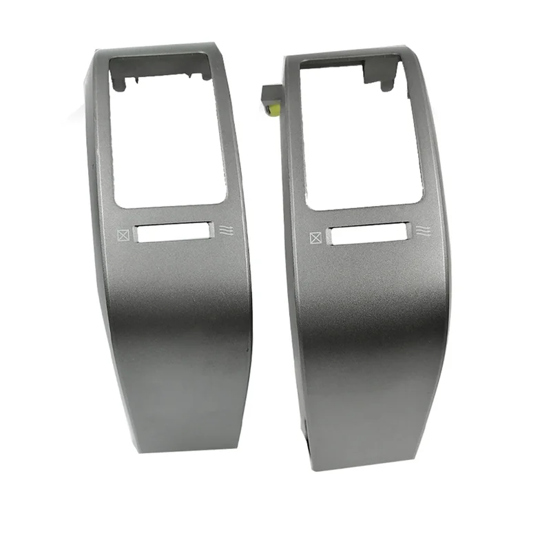 

1Pair A/C Dashboard Air Outlet Trim Frame Left Right Side Car Accessories Silver-Gray For Toyota Prius 2004-2009