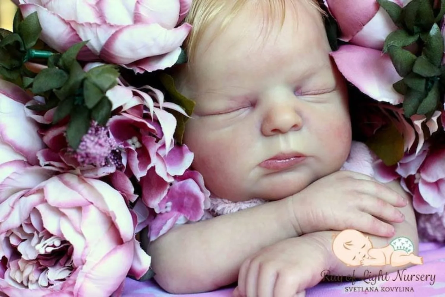 19Inch Reborn Doll Kit Bellami Fresh Color Unpainted Doll Parts with Cloth Body Drop Shipping Kit Bebé Reborn