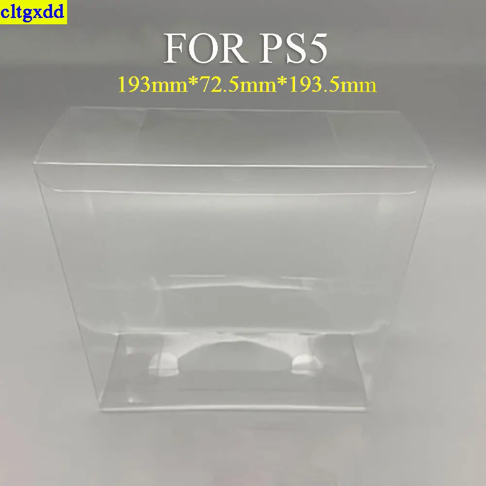 1PCS FOR PS5 DualSense Game Controller Storage Collection Box PET Transparent Display Box Protection Dust Box