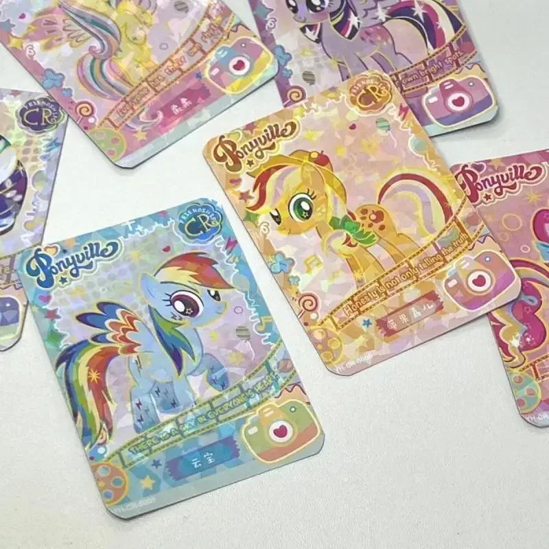 Kawaii Cute My Little Pony Card Small Card 3 Inches Decorative Card Postcard Ins Anime Birthday Gift Girlfriend Gift Girl Toy