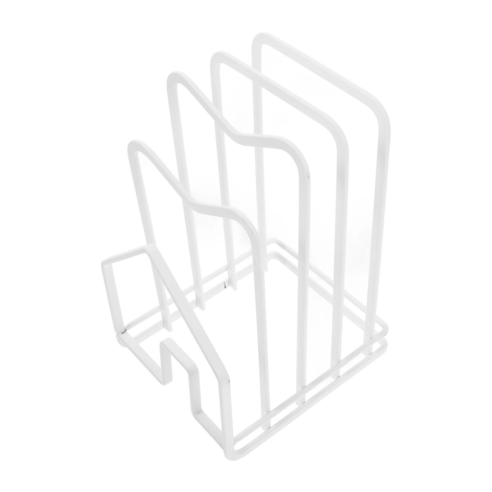 

Water Filter Multifunctional 2-Tier Iron Storage for Kitchen Cutting Board Holder Plate Drying Organizer Shelf for Pot Lids