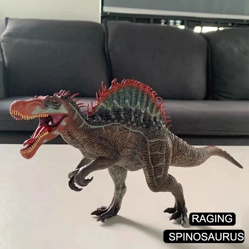 

Figurines Realistic Spinosaurus Dinosaur Toys, with Mouth can Movable Jaw,Educational Toys,Birthday Party Gifts for Kids