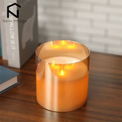 Flickering Flameless Candles Battery Operated LED Tealight Night Lights Lamp for Wedding Birthday Party Christmas Home Decor