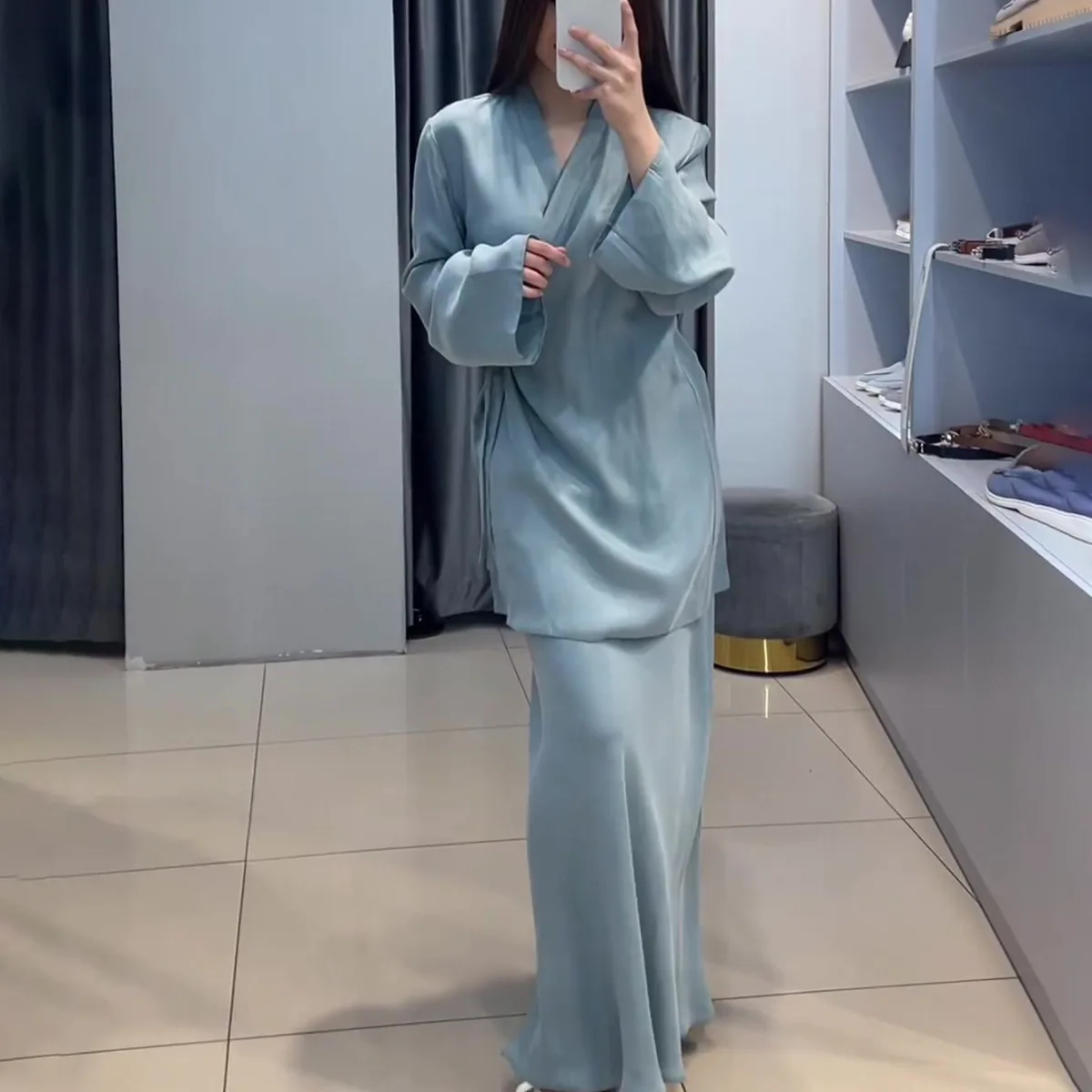 

Large Size Loose Pleated Simple Casual Pants Set for Women's Summer New Versatile Short Top + Loose Wide Leg Trousers