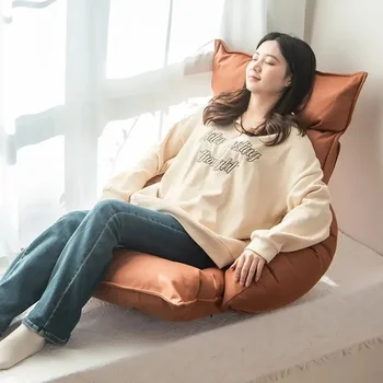 싱글 거실 소파, 일본 다다미 베이 윈도우 편안한 소파, 침대 등받이 의자, 기숙사 학생 팔걸이