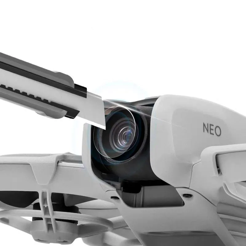 2PCS Hard กระจกนิรภัยเลนส์ป้องกันหน้าจอ HD ป้องกันฟิล์มสําหรับ DJI Neo Drone กล้องอุปกรณ์ป้องกัน