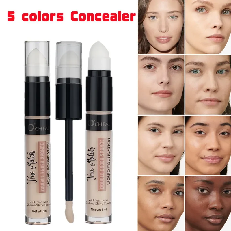 Waterproof Liquid Foundation Concealer Pen Cover Dark Spots Acne Marks Long Lasting Essential Beauty Tool Makeup Pencil