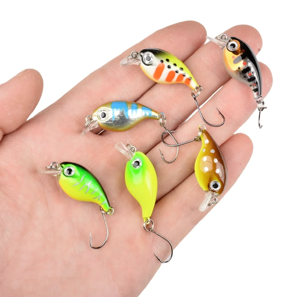 

1Pcs 2.1g Mini Fishing Wobbler Lures Floating Crankbait For Pike Walleye Bass About Artificial Hard Bait Goods Accessorie