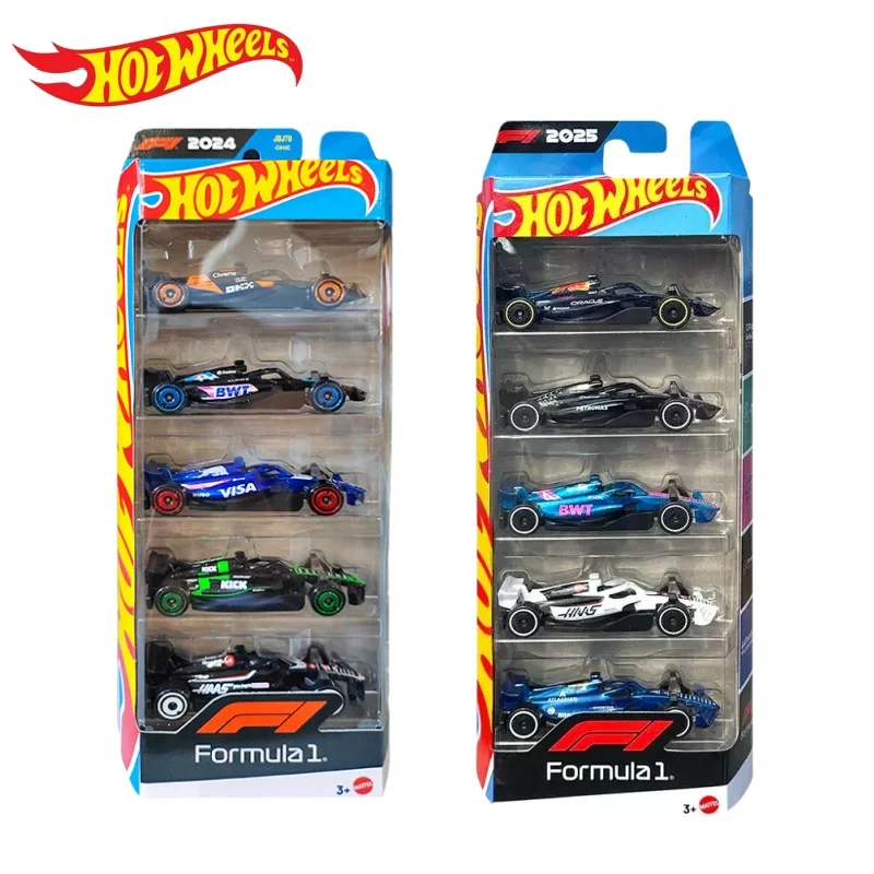 

Hot Wheels Car Model Formula 1 Racing Five Pack,Oracle Red Bull Racing, Amg Petronas Form One Team,Jln11 Car Toy Collection Gift