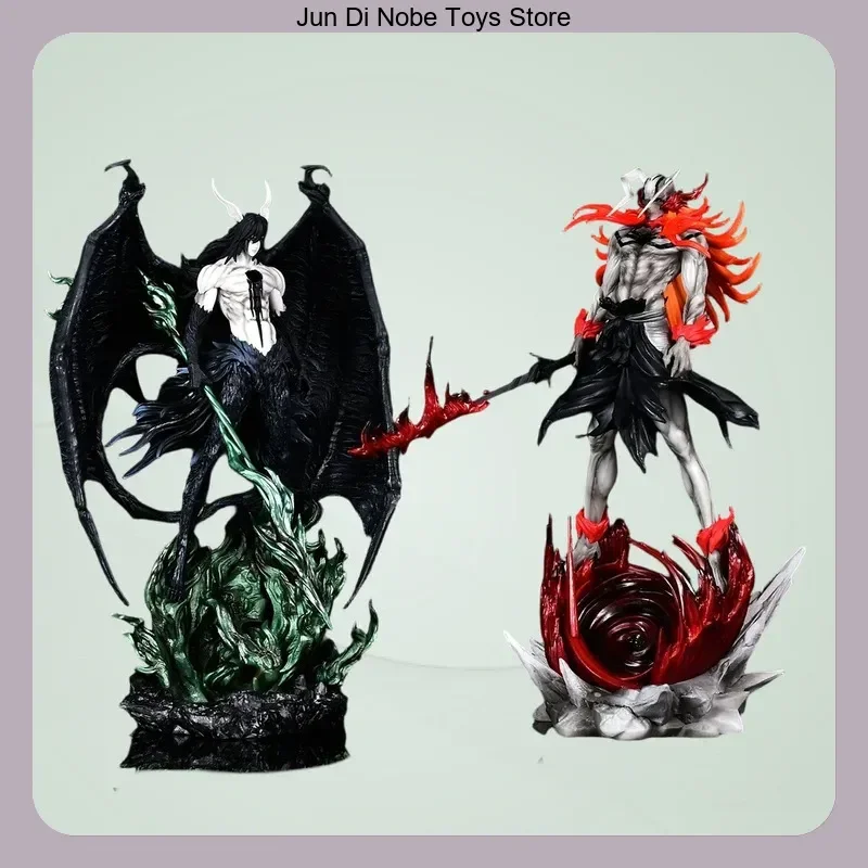 Kurosaki Ichigo Hollowfication Ulquiorra Cifer Bleach Simple edition 30cm Anime Figure Model Statue Collection Desktop gifts