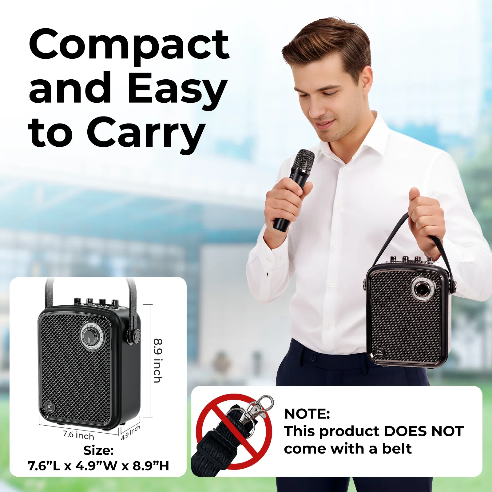 

Акустическая система Winbridge S100 DSP PA с высокой мощностью 70 Вт