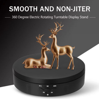Electric rotating display stand mirror 145mm 360 degree turntable jewelry stand battery photography video shooting props