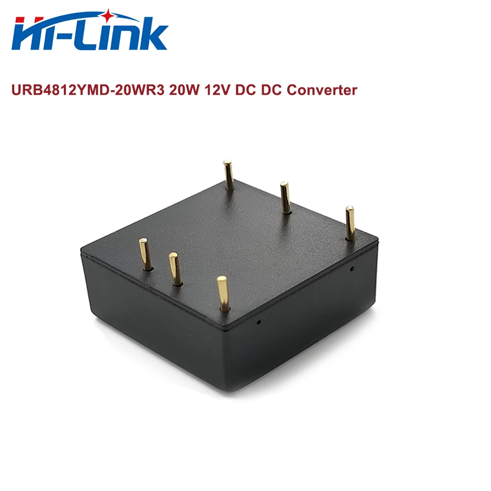 HiLink 20W 5V/12V/15V/24V URB48xxYMD-20WR3 DC DC Power Converter Supply 18-75Vdc