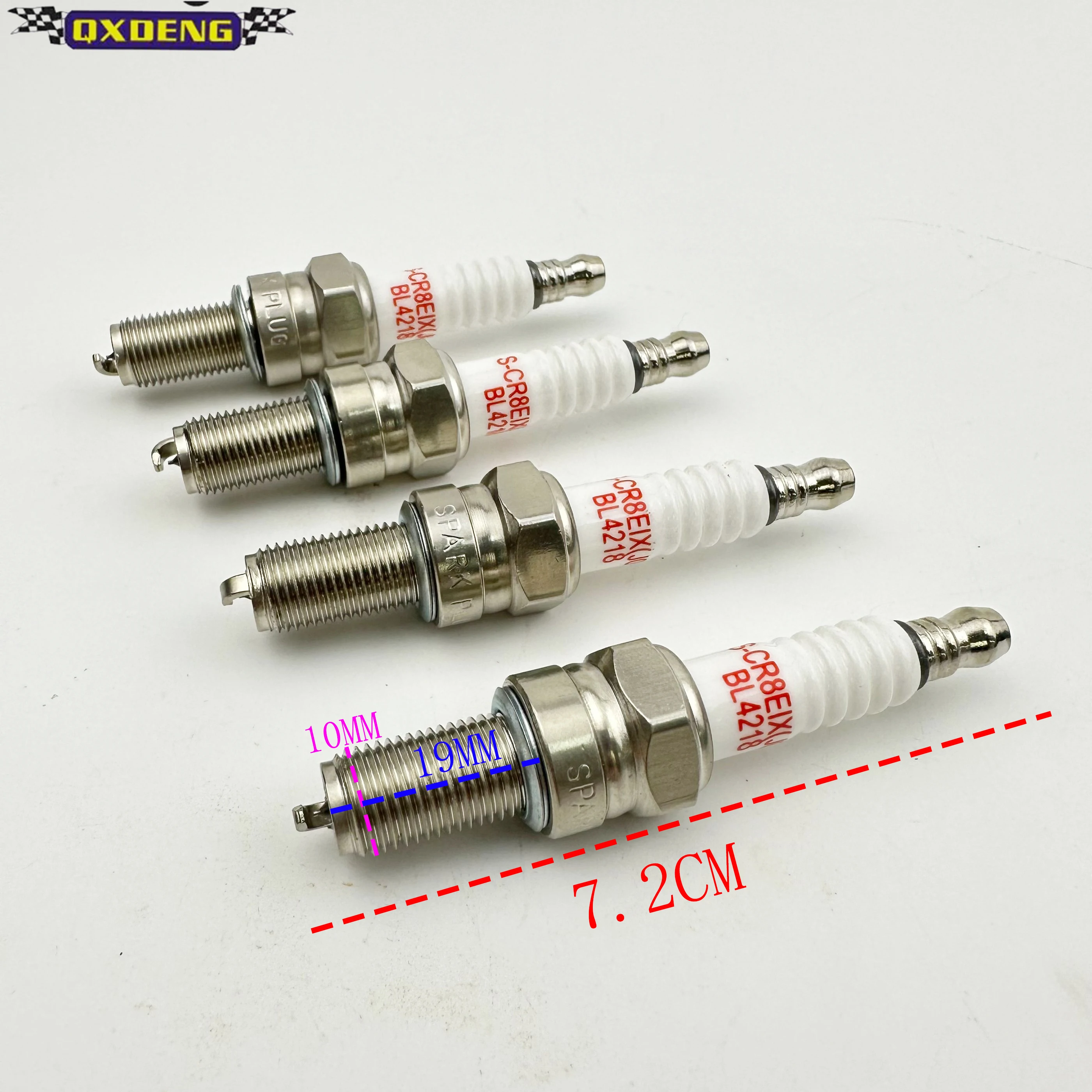 4pcs Bang u sheng Motorcycle Iridium Spark Plug Spark Plug  Alloy Scooter Spark Plug CF 250 Electrical Plug Spark/4218