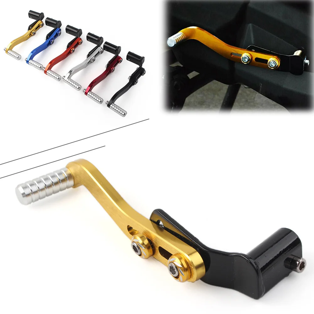 Universal Motorcycle Gear Shift Lever Footrest Pedal Shifter CNC Aluminum Black/Gold/Red/Blue/Orange/Silver