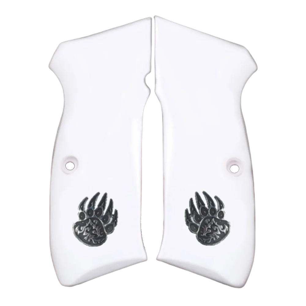 KSD Brand CZ 75, 75B, 75BD, 85 KADET SHADOW1 Compatible White Acrylic Grip