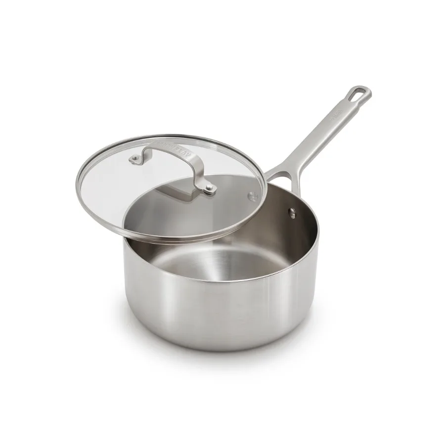 

3QT Saucepan with Lid - Ideal for Cooking Soups Sauces and Stews; Easy to Clean Dishwasher Safe and Perfect for Everyday Use