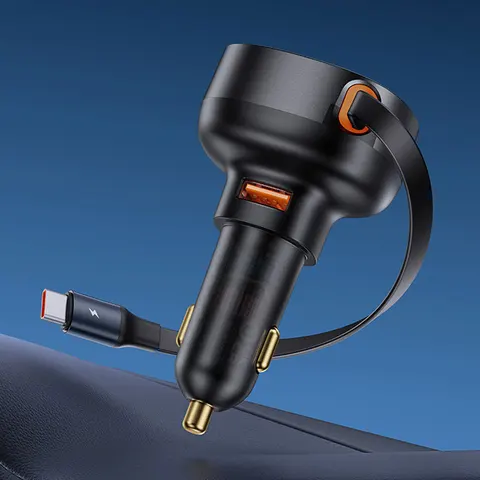 Baseus Retractable 60W Car Charger