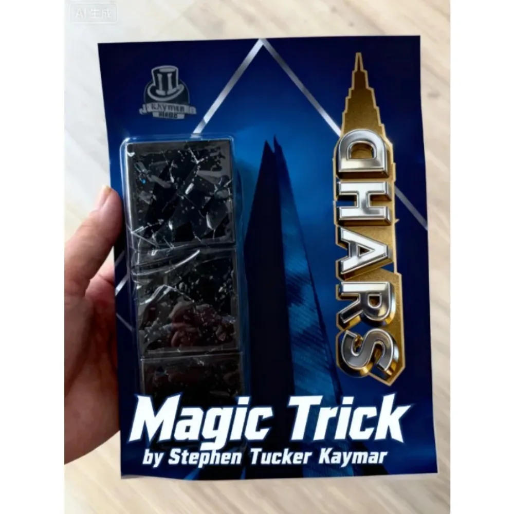SHARD Magic Trick by Stephen Tucker Kaymar | Gimmick & Online Instructions Close-Up Illusion Prop for Magicians Mentalism
