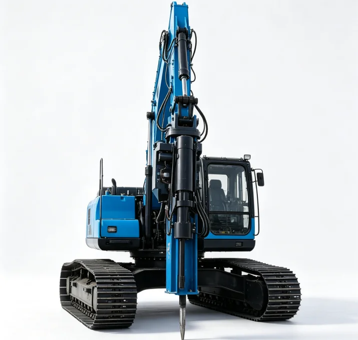Hydraulic Driven Machine for Quarry Rock Drilling and Cracking Integrated Rock Drill and Splitter