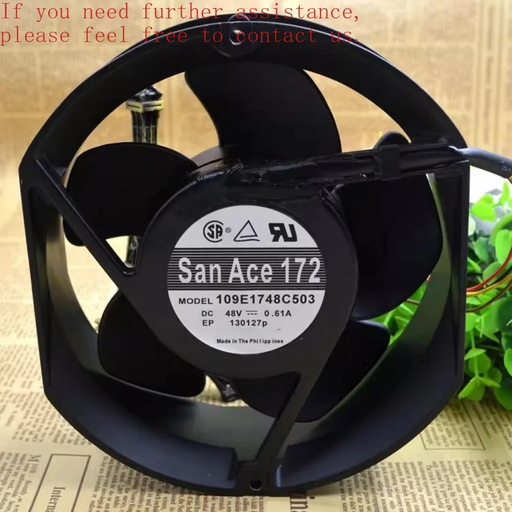

For San Ace 172 Sanyo 109E1748C503 48V 0.61A waterproof, cabinet, variable voltage box fan
