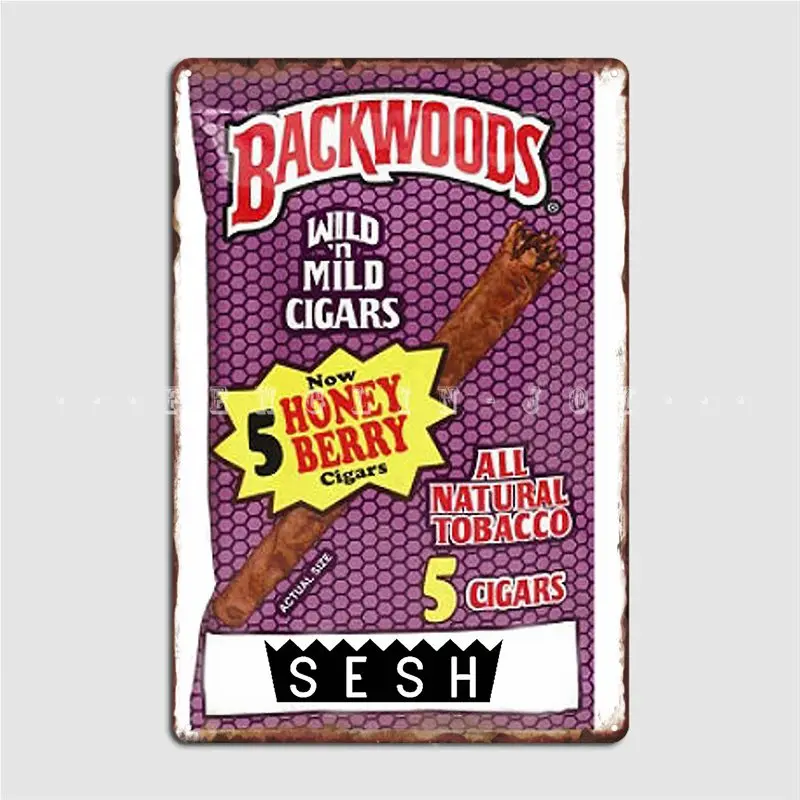 Team Backwoods Metal Sign Wall Mural Garage Club Decoration Wall Decor Tin Sign Posters