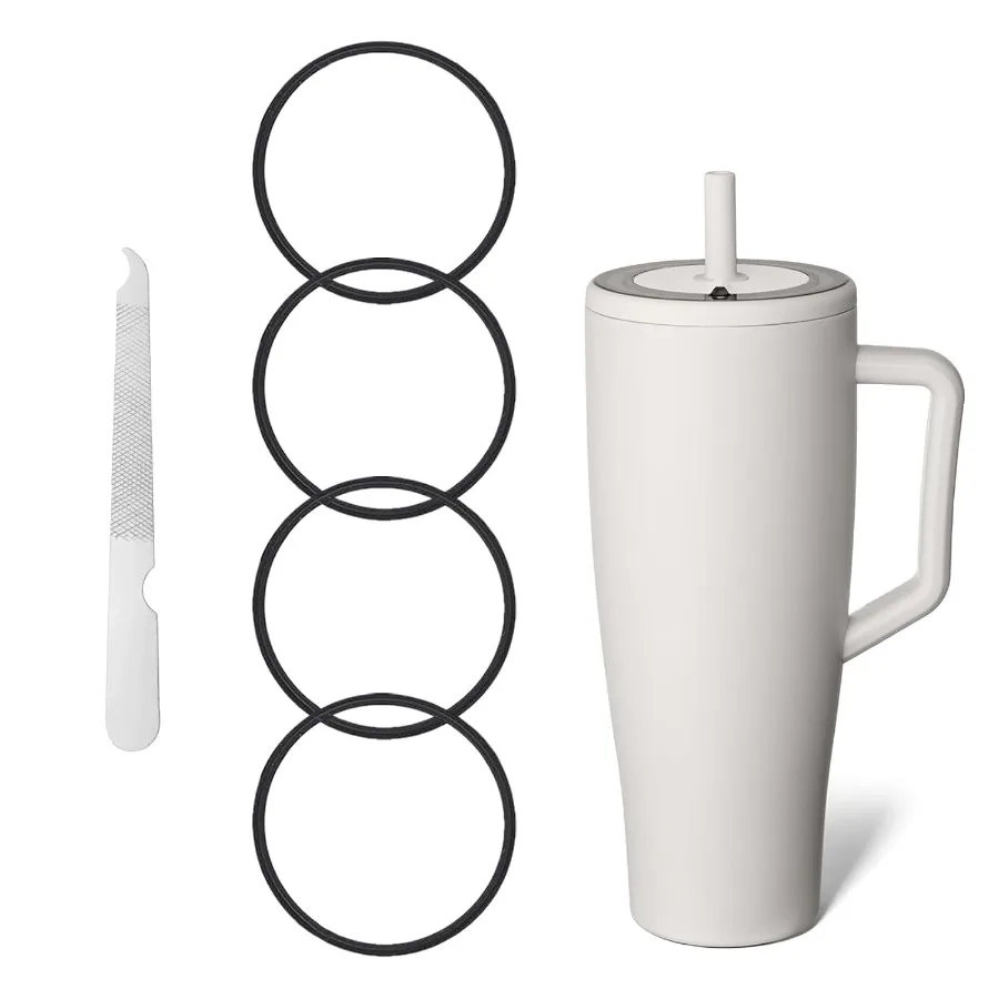 

4 сменных прокладки для стаканов Brumate Era 30 унций, 40 унций, герметичные прочные силиконовые уплотнительные кольца, аксессуары для крышки Brmate