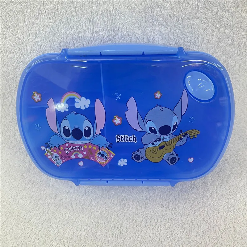 Anime Stitch Lunchbox Anime Cartoon Kinderen Leuke Lunchbox Draagbare Lekvrije Voedselcontainer Student Plastic Servies