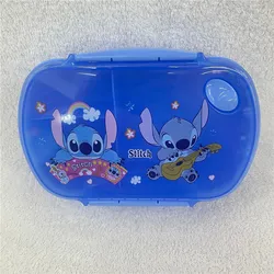 Anime Stitch Lunch Box Anime Cartoon Children Cute Lunch Box Portable Leak-proof Food Container Student Plastic Tableware