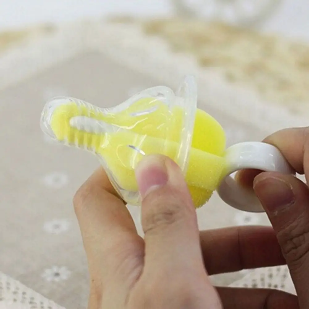 

No Dead Angle Nipple Sponge Cleaner Feeding Bottle Kit Milk Container Teat Cleaner Pacifier Brush Sponge Brush Cleaning Brush
