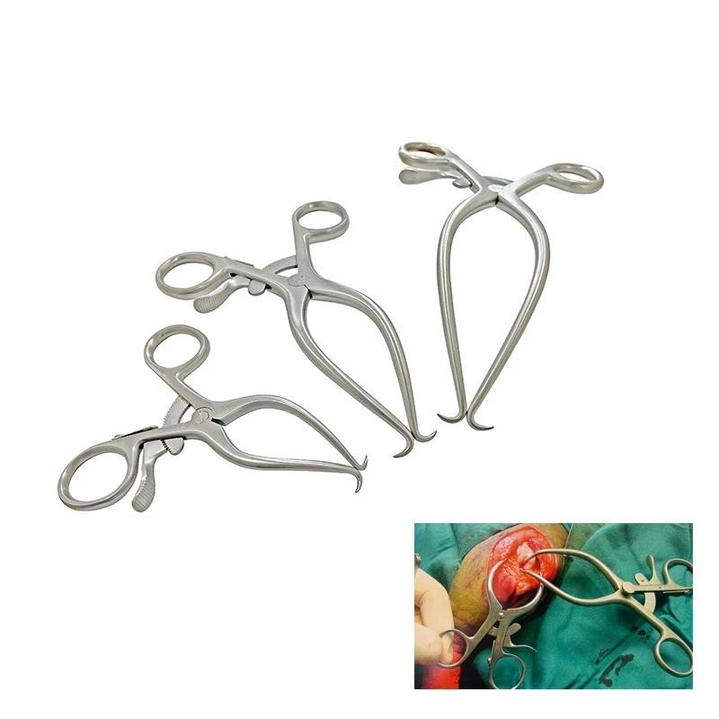 Weitlaner Retractor 2 claws Stainless Steel Self-Retaining Retractor tool orthopedics Veterinary Instruments