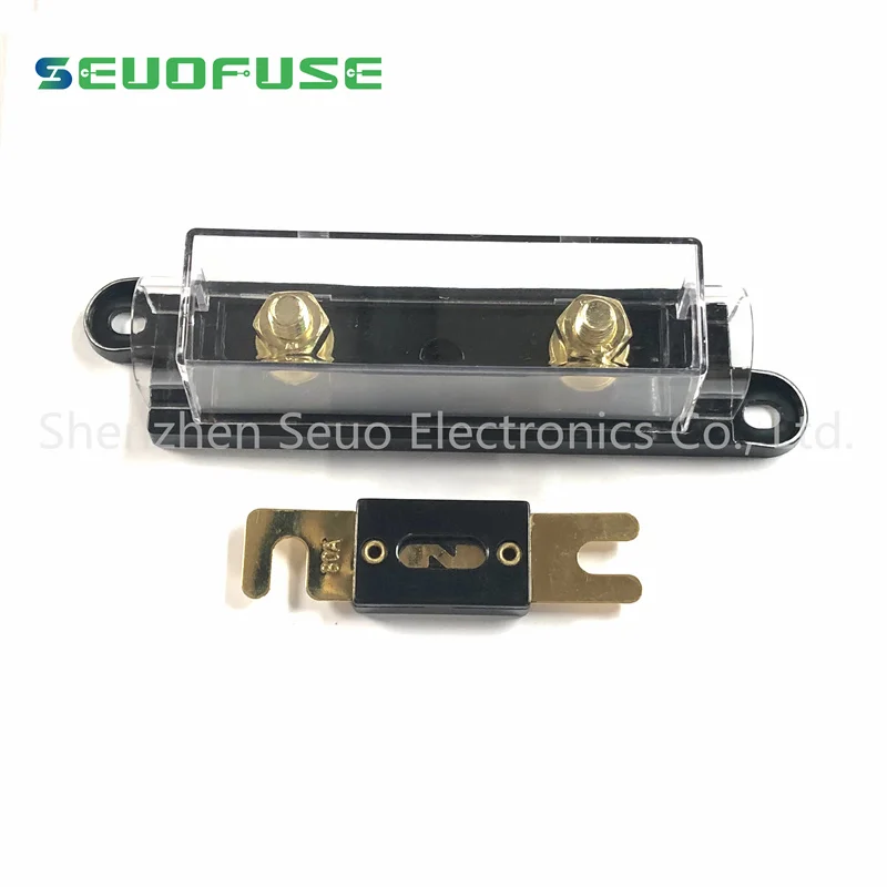 SEUO good price 30-500A Thermal Automotive Bolt-on Fuse 80A 32V ANL Fuse