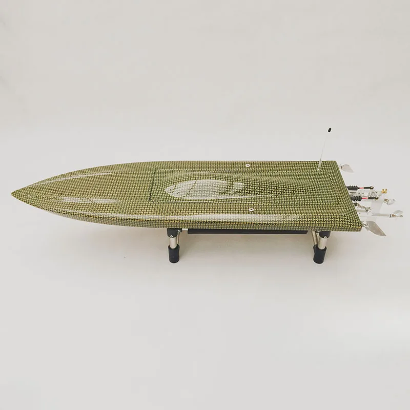 RC Speedboat Model Double Engine O-boat Brushless Electric Boat Model 85CM Remote Control Boat Toy Gift O-boat Model