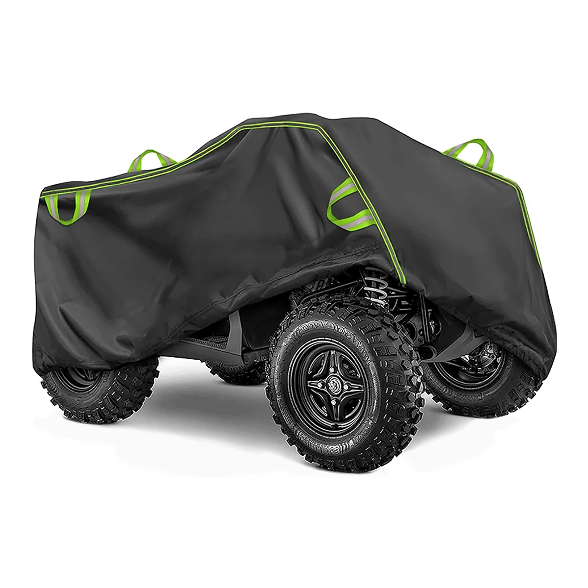 ATV Cover, Waterproof Outdoor Heavy Duty 4 Wheeler Cover, All Weather Protection Quad Covers fit for Kawasaki, Honda, Polaris, Y