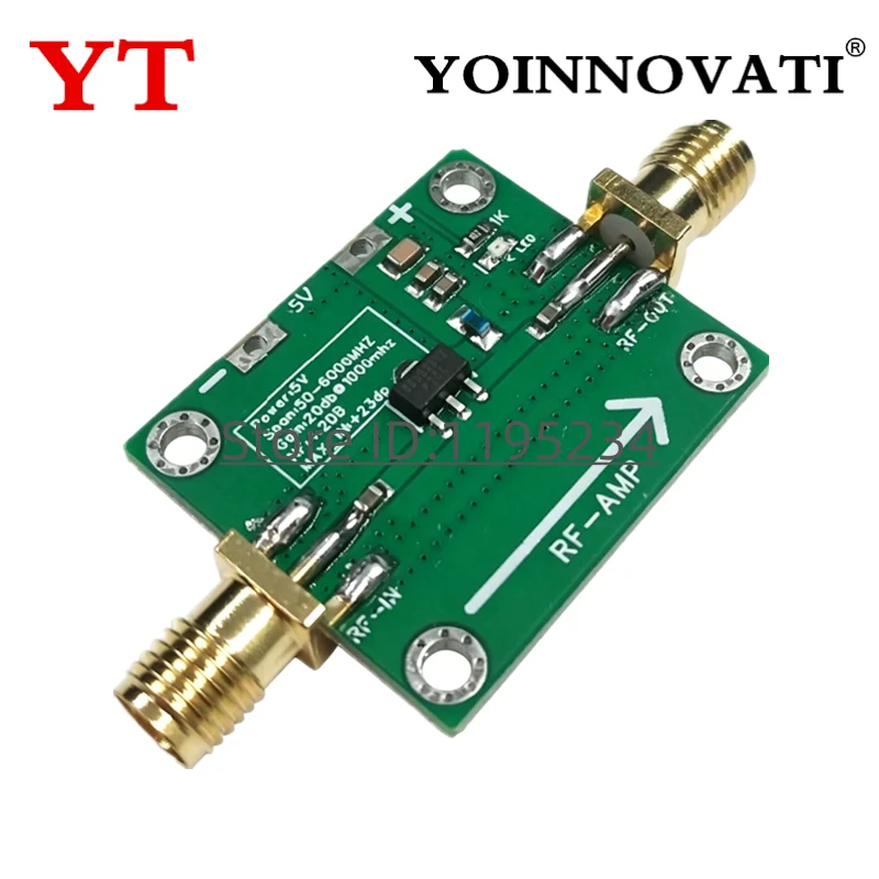 SBB5089 F Power Amplifier Board Transmitter Circuit Board Amplifier Module 20dB Gain 50M-6000Mhz