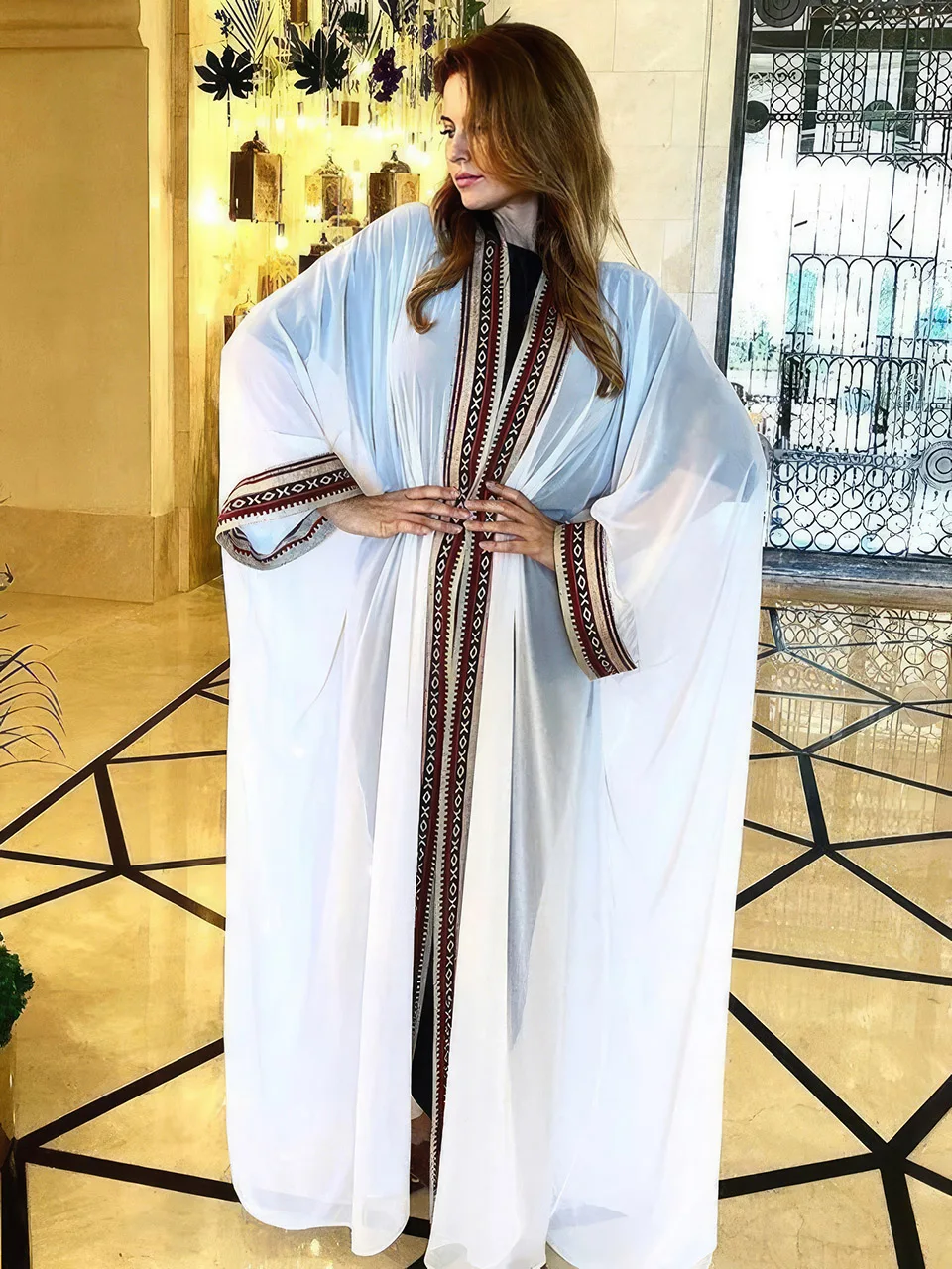 2023 Sexy Kimono Pareo Cardigan Women Swimwear Cover Up Fashion Embroidered Tunic Cape Chiffon Beachwear Female Summer Dress