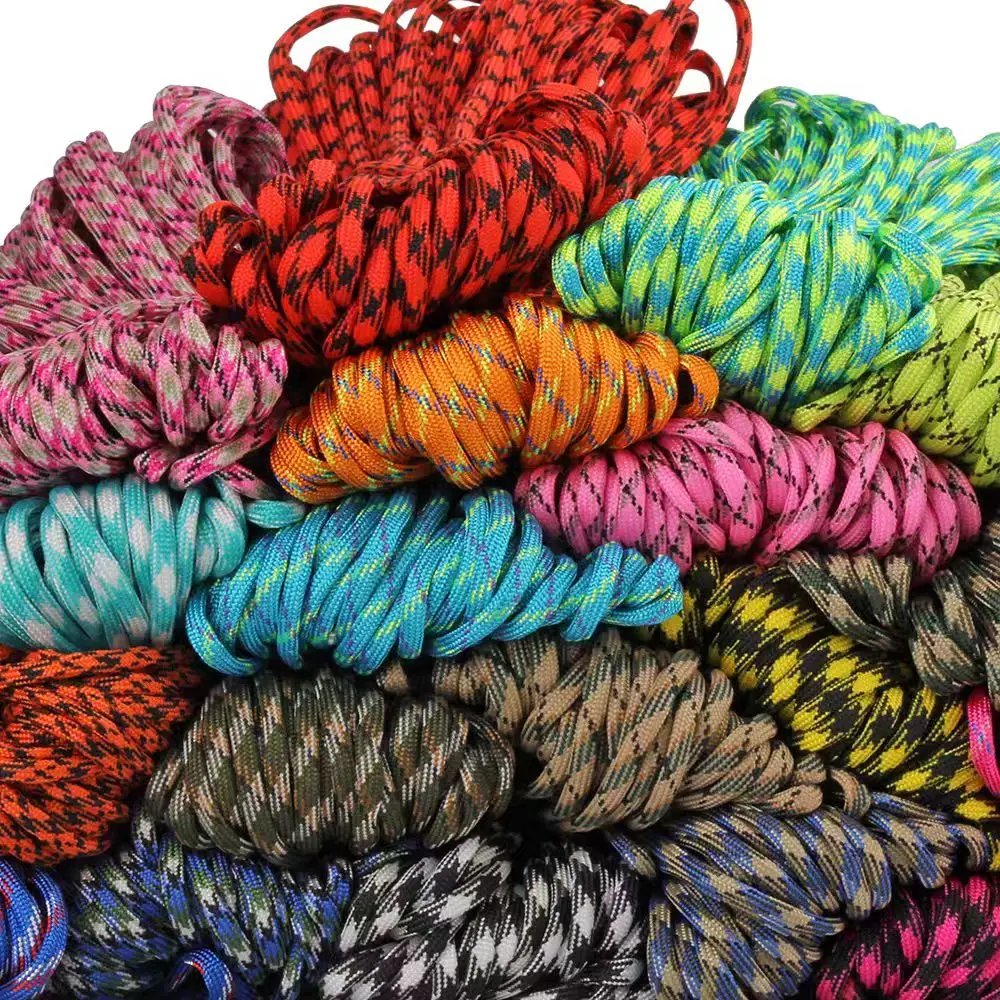 4mm 7-core paracord DIY colorful braided rope necklace jewelry handmade bracelet braided rope handmade cord popular style