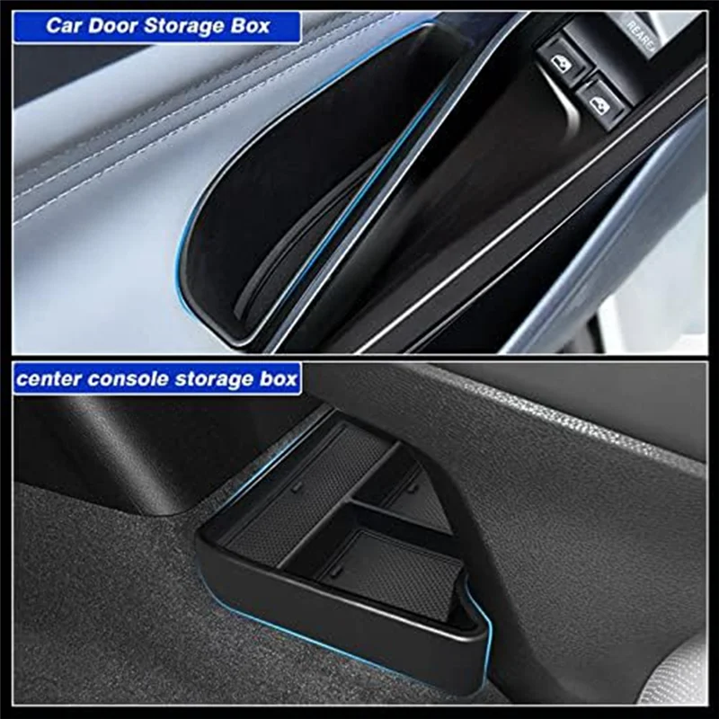 

Для Id.4 VW Id4 2021-2023 ящик для хранения центральной консоли нижний вставной лоток для центральной консоли боковой ящик для хранения двери