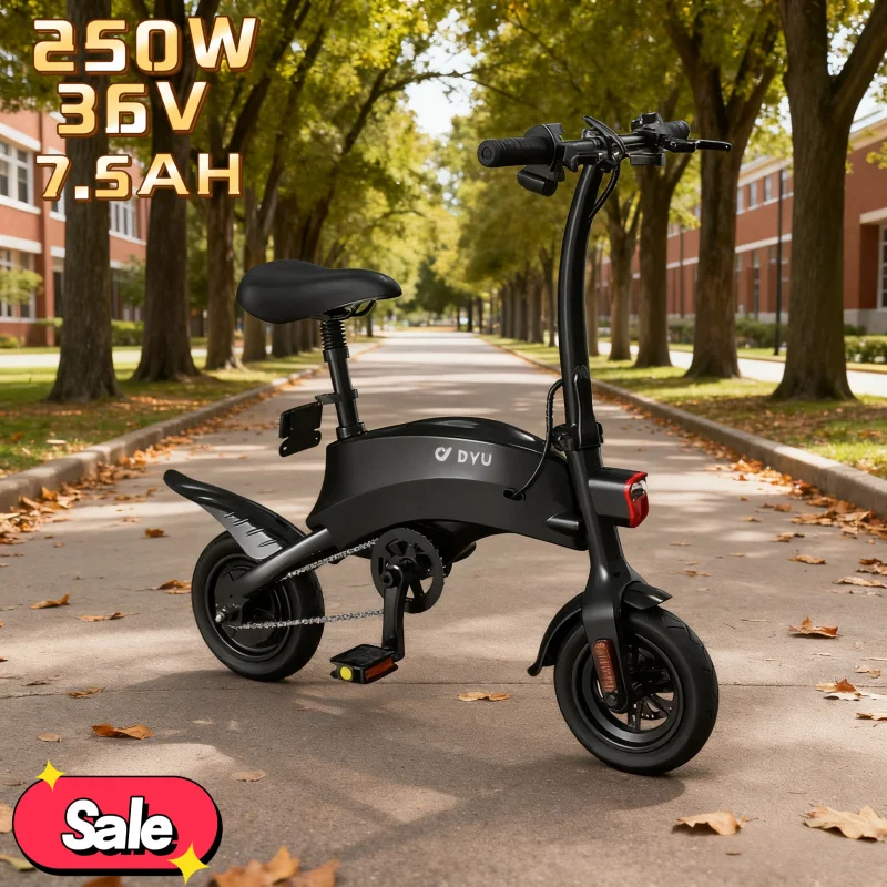 

Compact E-bike, 36V 7.5AH safety battery, 250W motor foldable electric bicycle, the choice for commuting to work