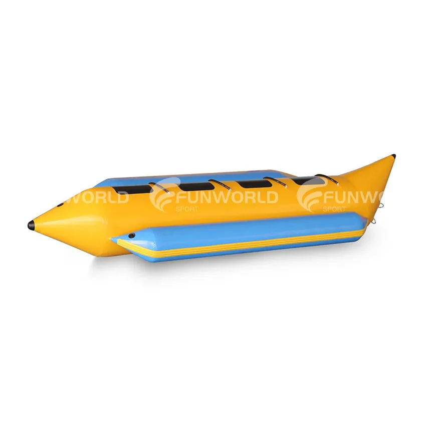

For Commercial Towable Tube Inflatable Sea Banana Boat Flying Inflatable Water Sled For Water Games
